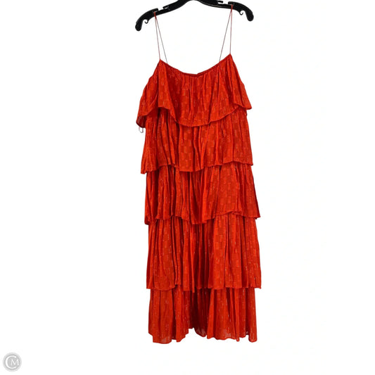 Dress Casual Maxi By Anthropologie In Red, Size: L