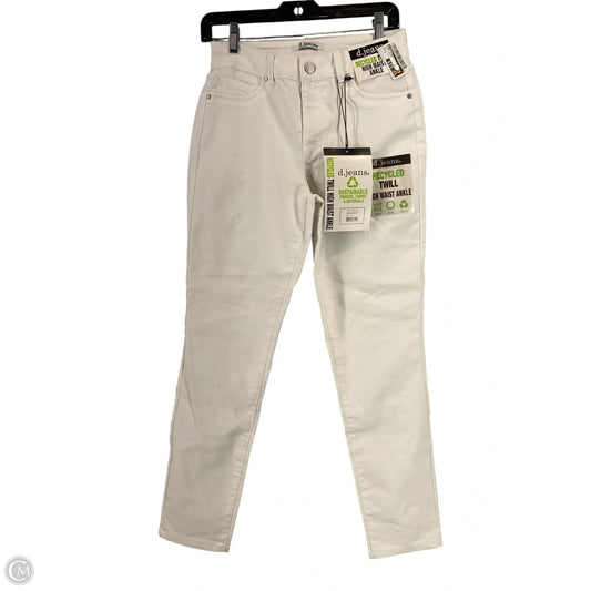 Jeans Skinny By D Jeans In White Denim, Size: 4
