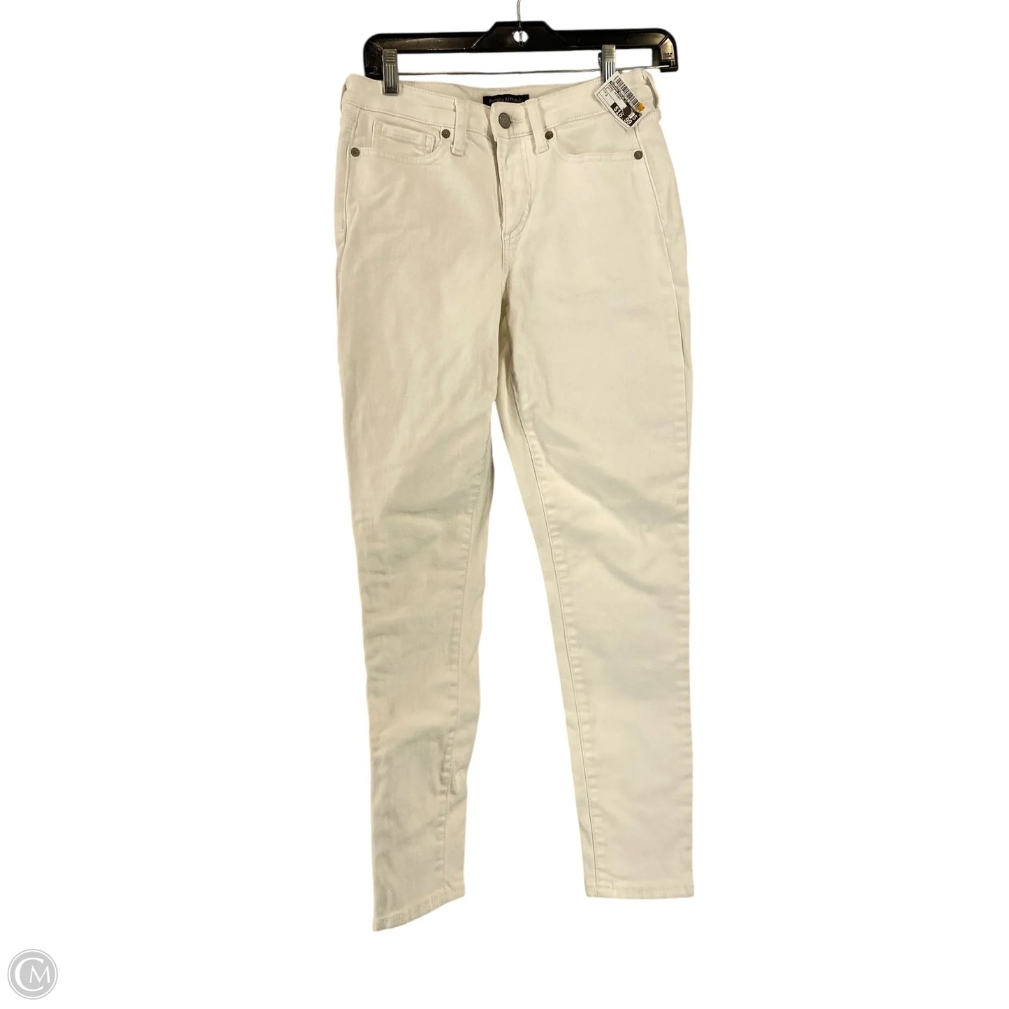 Jeans Skinny By Banana Republic In White, Size: 2