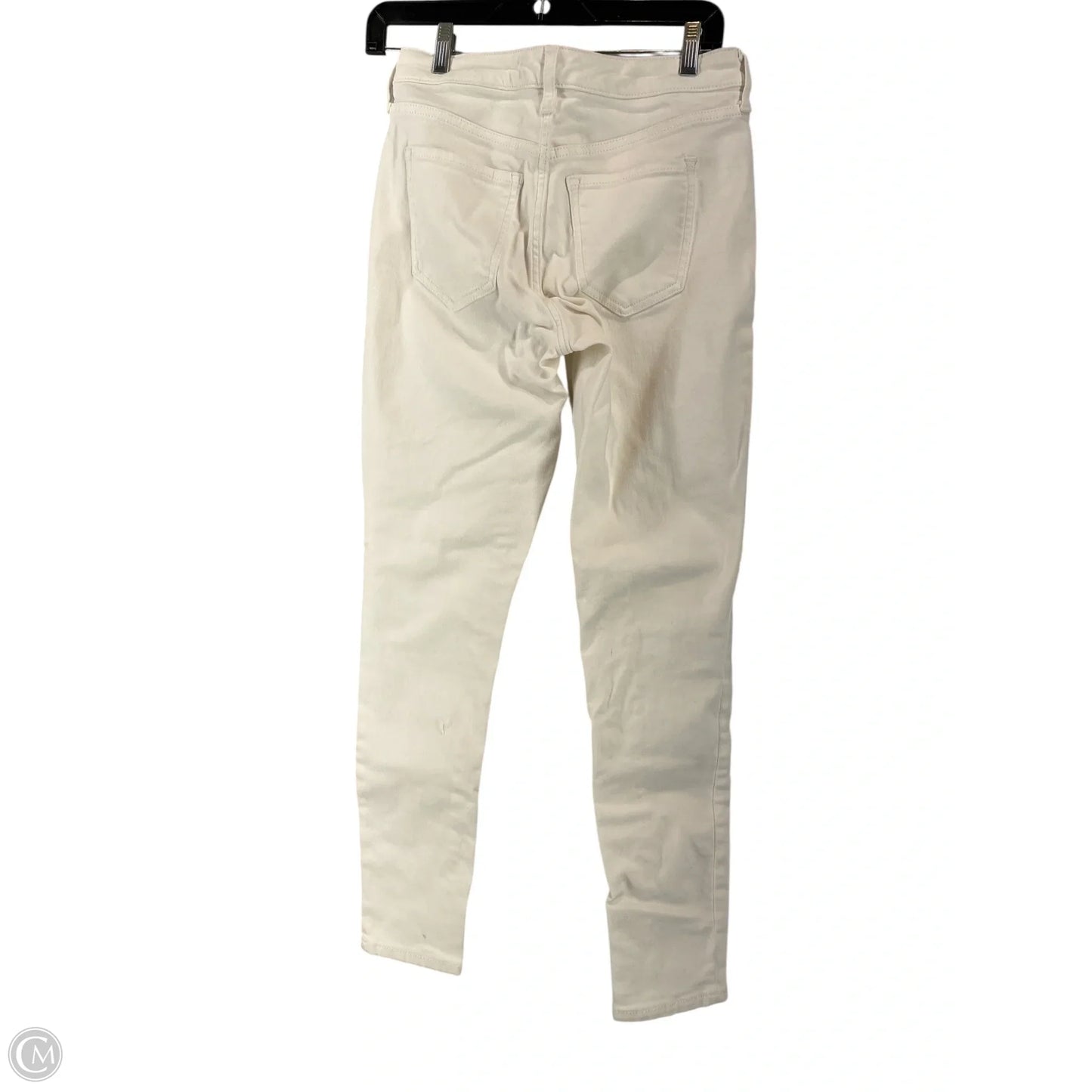 Jeans Skinny By Banana Republic In White, Size: 2