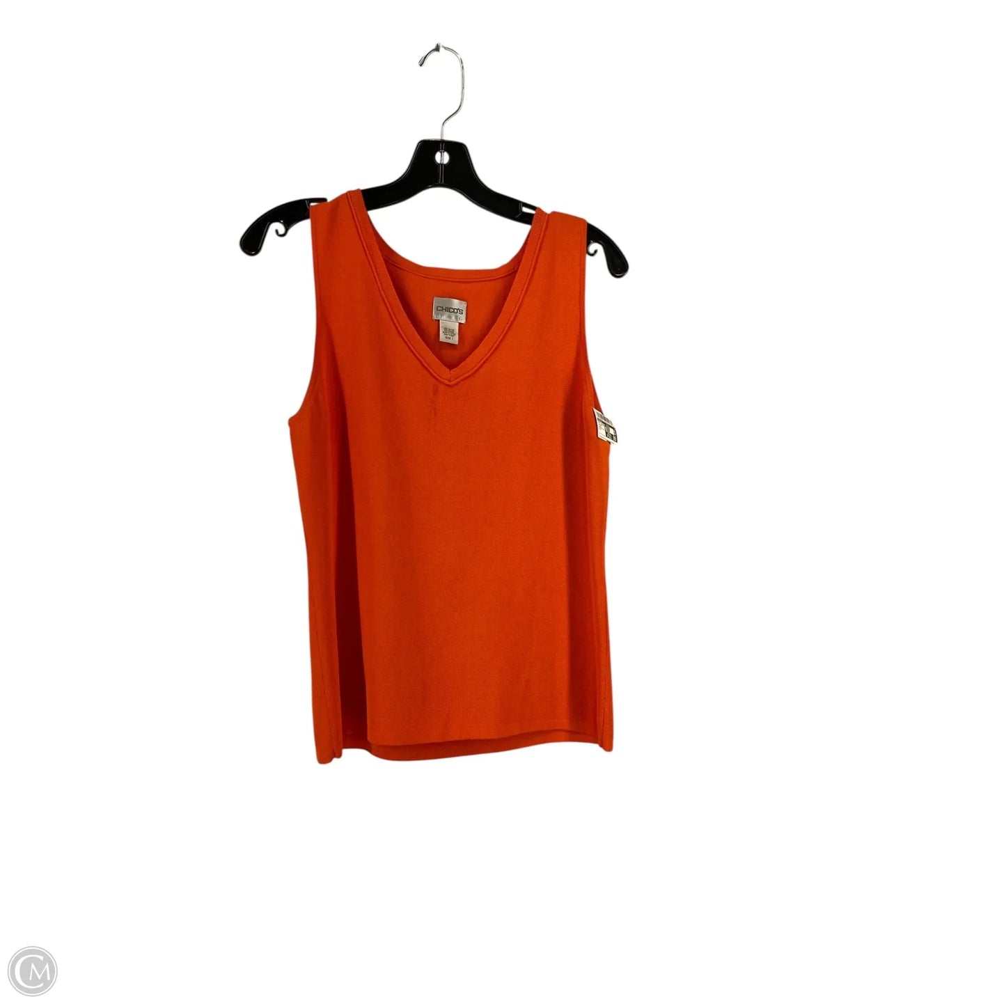 Top Sleeveless By Chicos In Orange
