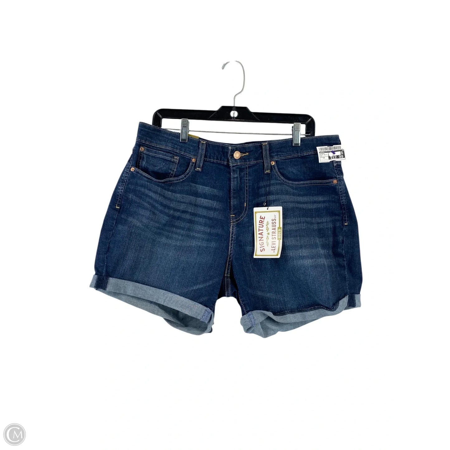 Shorts By Levis In Blue Denim, Size: 16