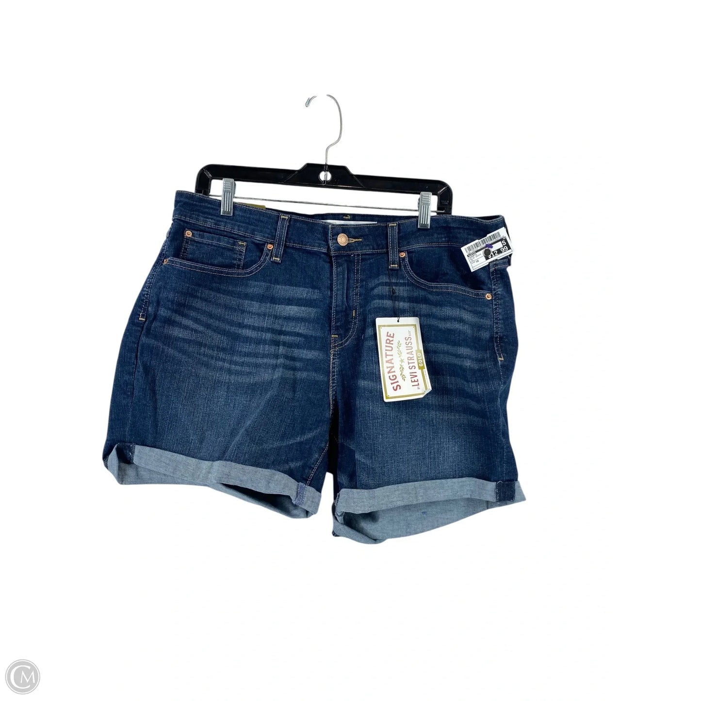 Shorts By Levis In Blue Denim, Size: 16