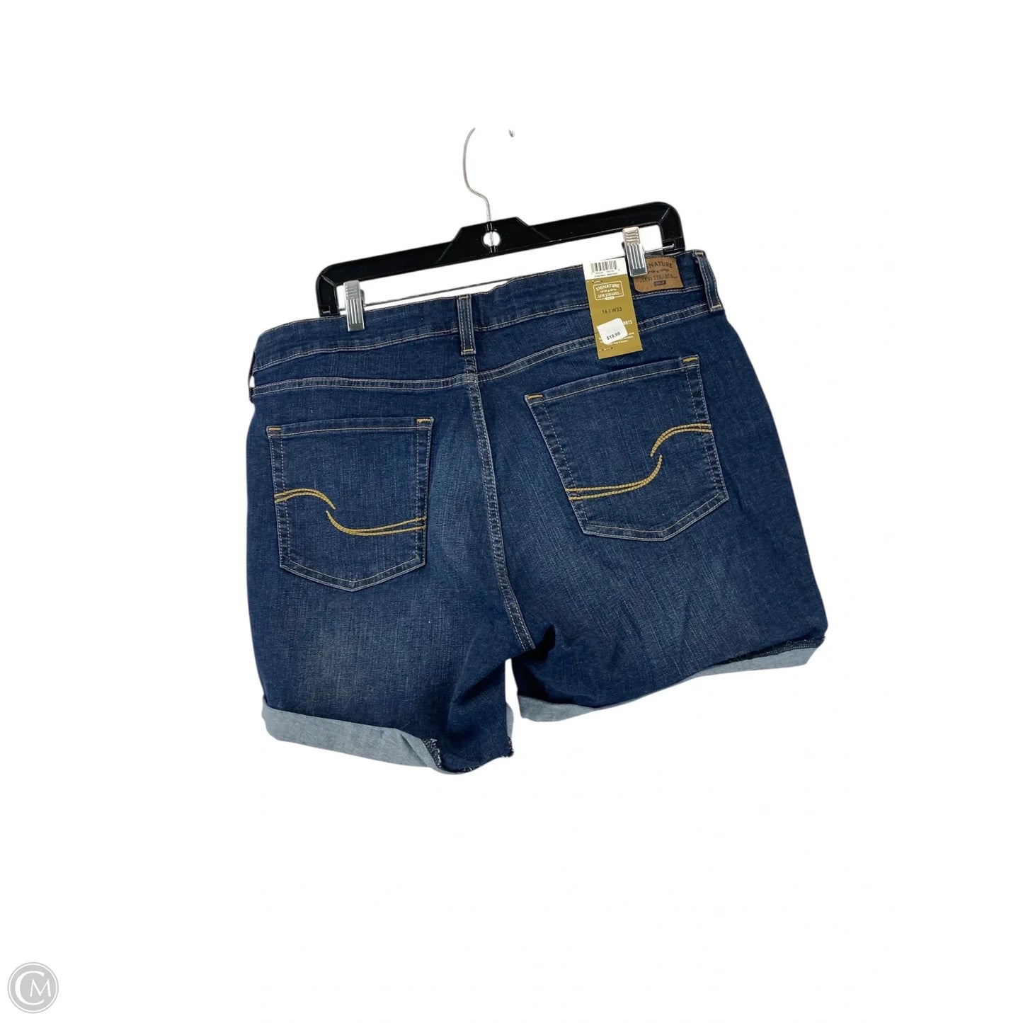 Shorts By Levis In Blue Denim, Size: 16