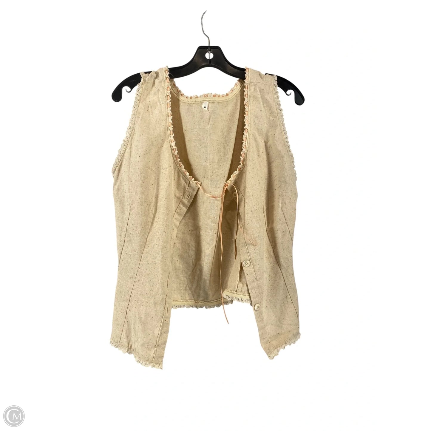 Vest Other By Cme In Pink & Tan, Size: Xl