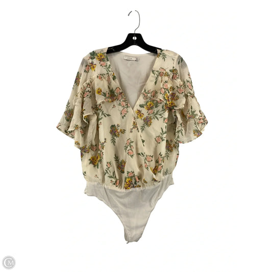 Bodysuit By Lush In Floral Print, Size: L