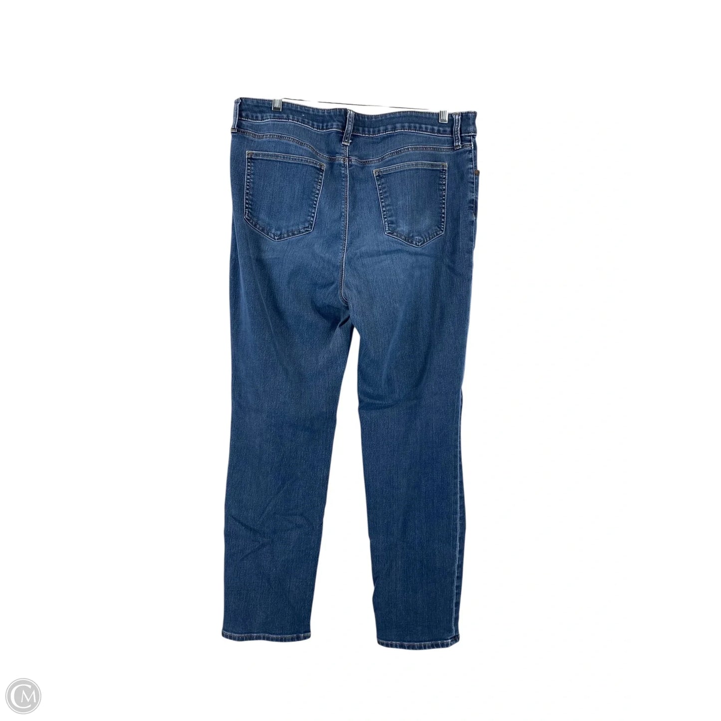 Jeans Cropped By Chicos In Blue Denim, Size: 2