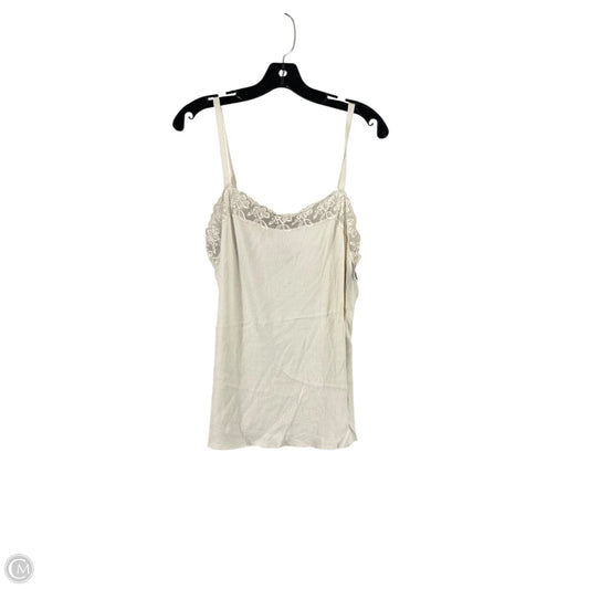 Top Sleeveless By Chicos In White, Size: 2