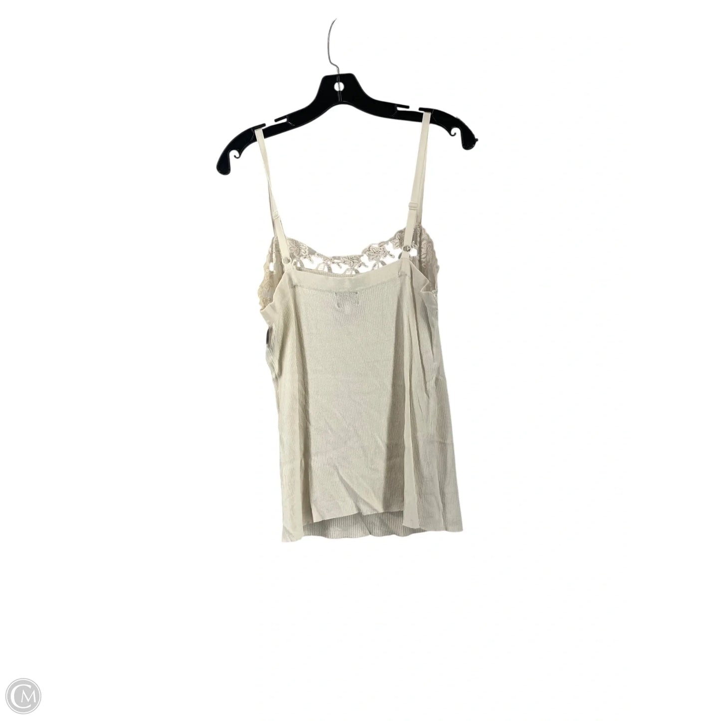Top Sleeveless By Chicos In White, Size: 2