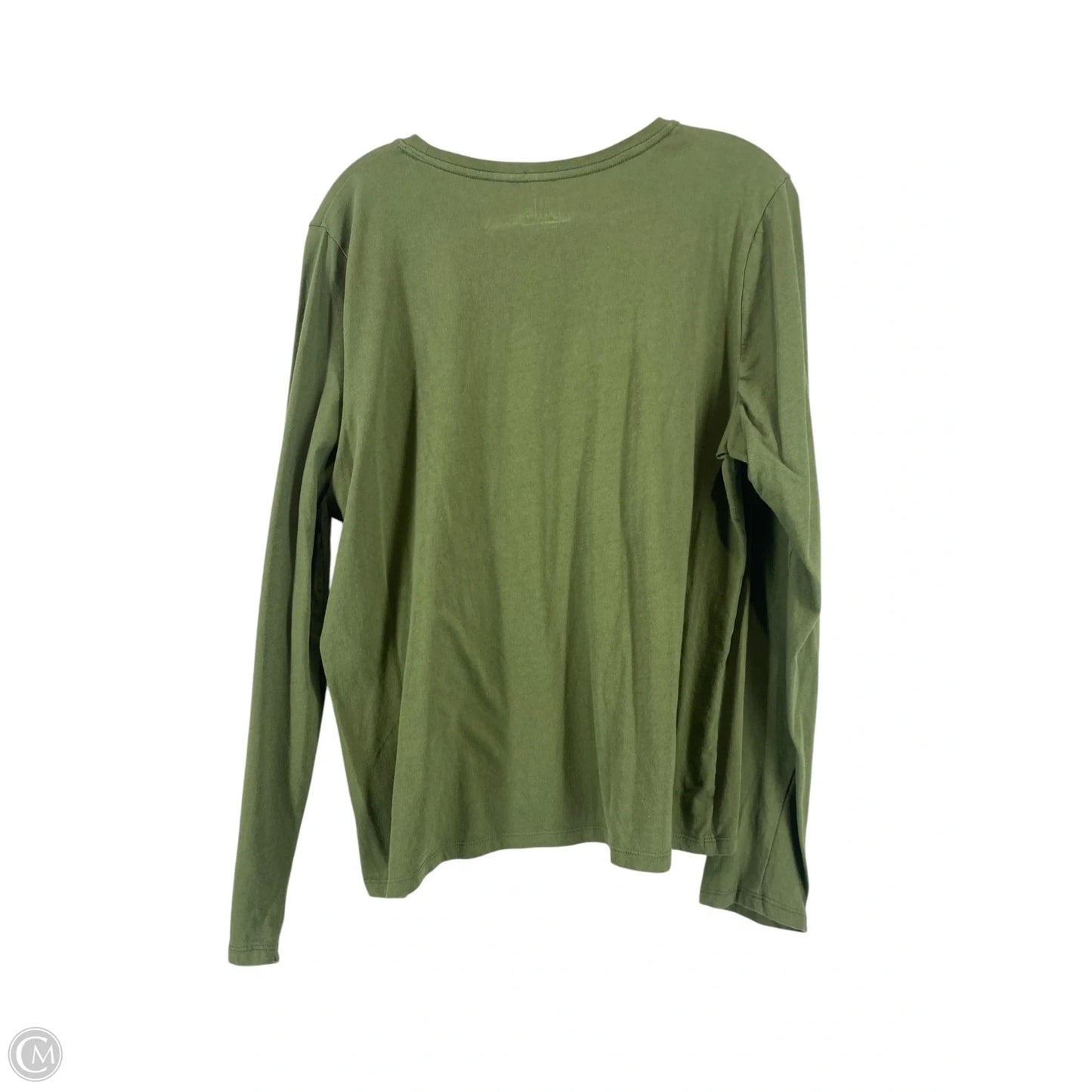 Top Long Sleeve By Time And Tru In Green, Size: Xl