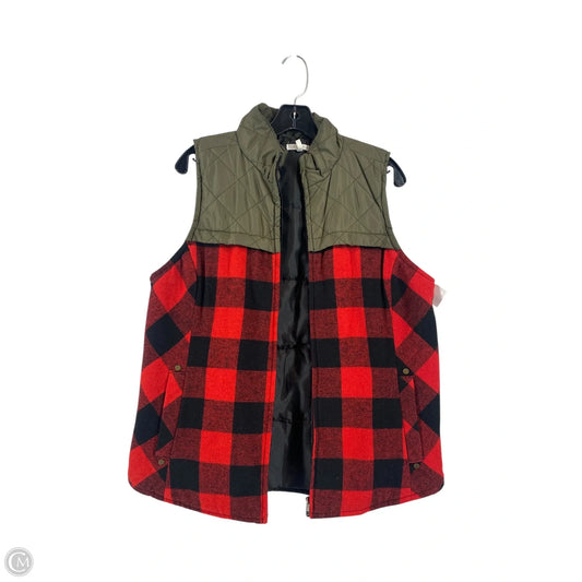 Vest Puffer & Quilted By Maurices In Green, Size: L