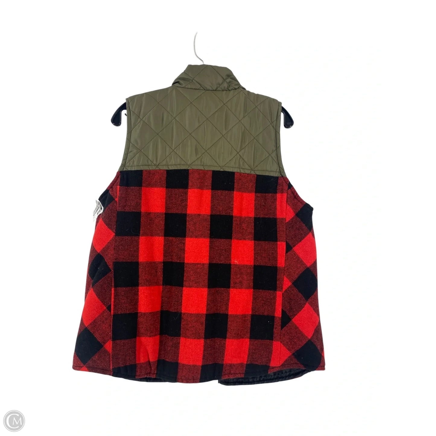 Vest Puffer & Quilted By Maurices In Green, Size: L