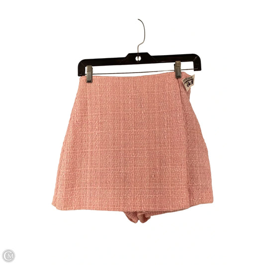 Skirt Mini & Short By Zara In Pink, Size: S