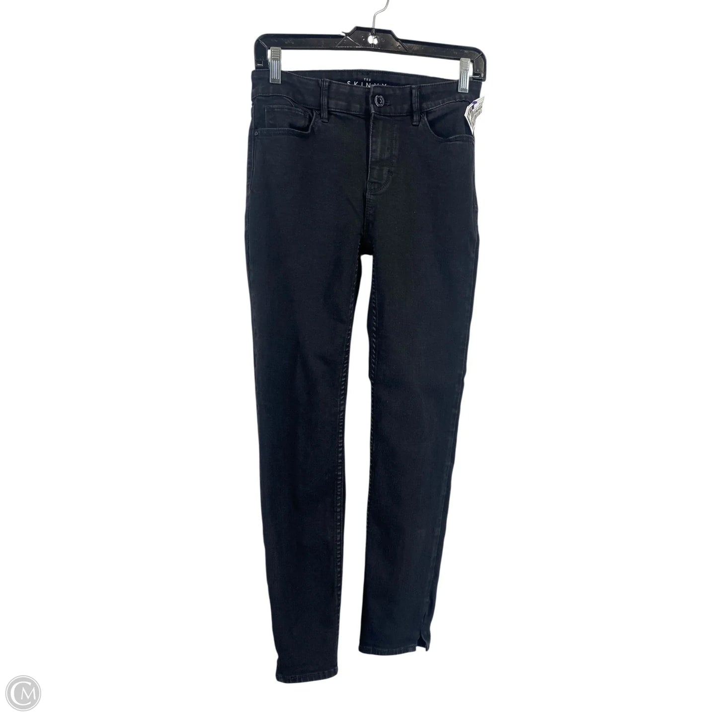 Jeans Skinny By White House Black Market In Black Denim, Size: 0