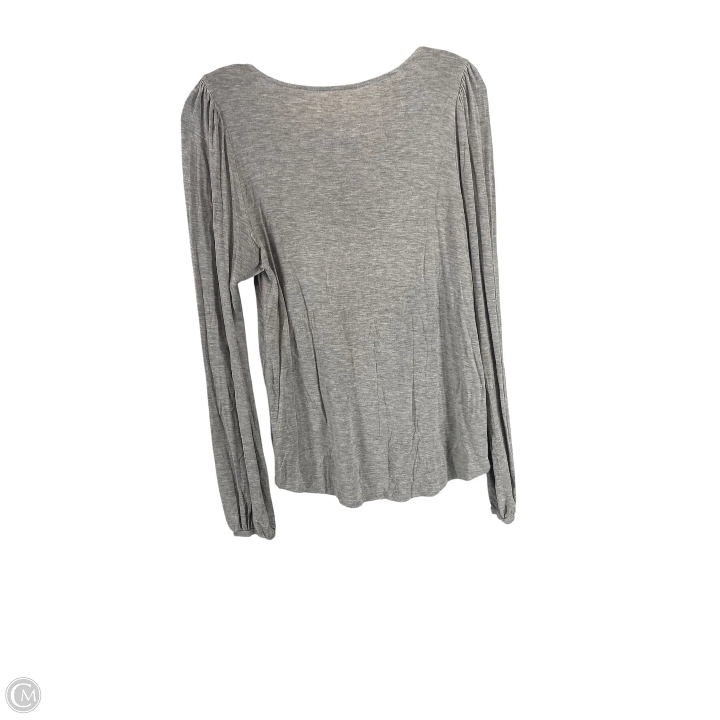 Top Long Sleeve By American Eagle In Grey, Size: S