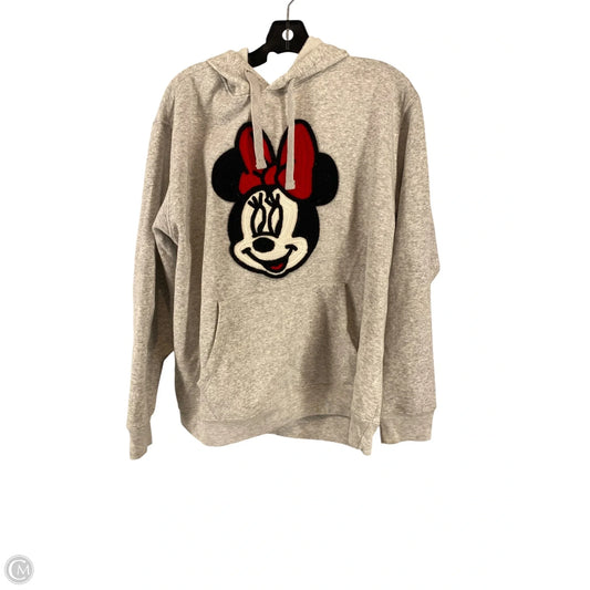 Sweatshirt Hoodie By Disney Store In Grey, Size: Xl