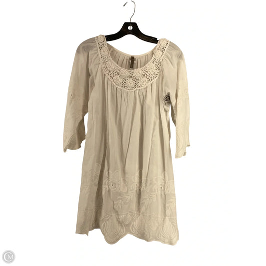Top 3/4 Sleeve By Xcvi In White, Size: M