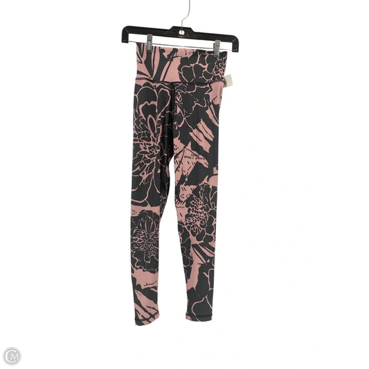 Athletic Leggings By Adidas In Floral Print, Size: S