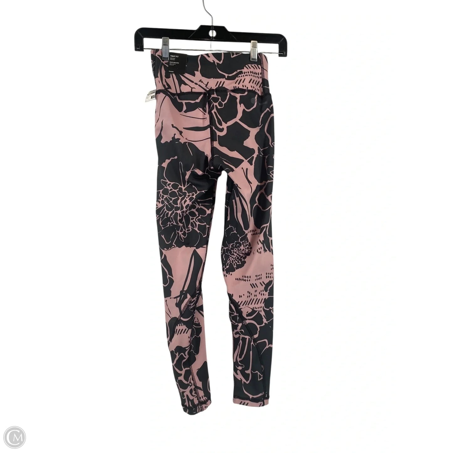 Athletic Leggings By Adidas In Floral Print, Size: S