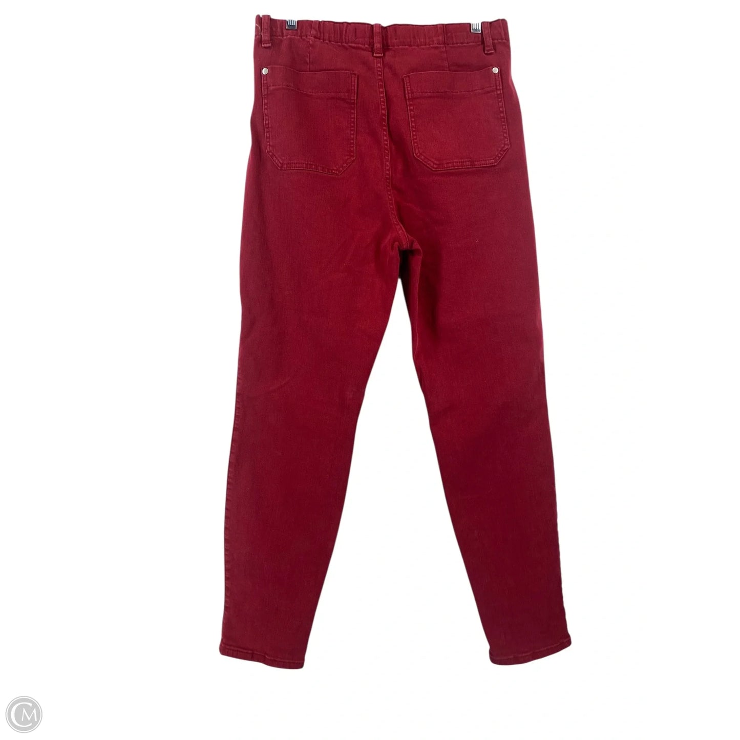 Jeans Straight By Judy Blue In Red Denim, Size: 12