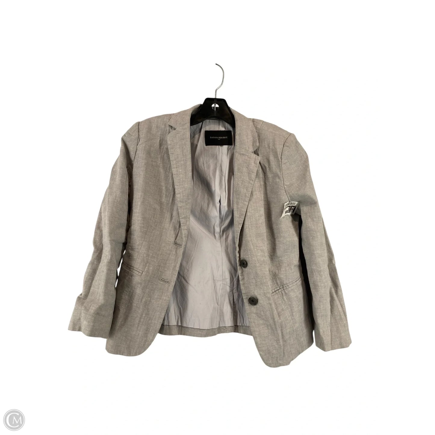 Blazer By Banana Republic In Grey, Size: S