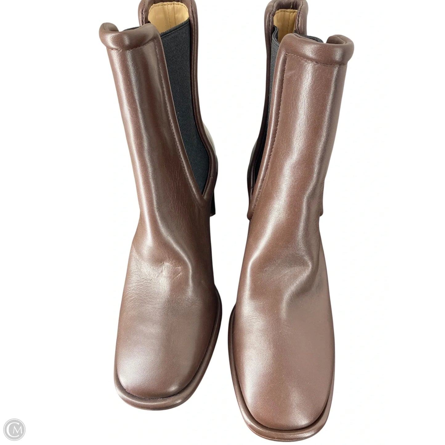 Boots Designer By Coach In Brown, Size: 8.5