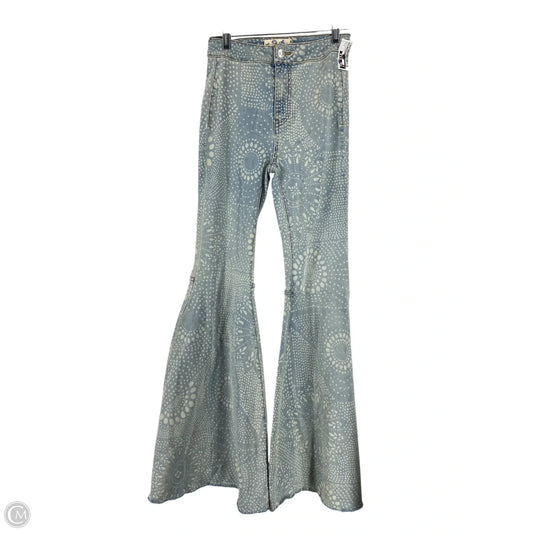 Jeans Flared By Free People In Blue Denim, Size: 2