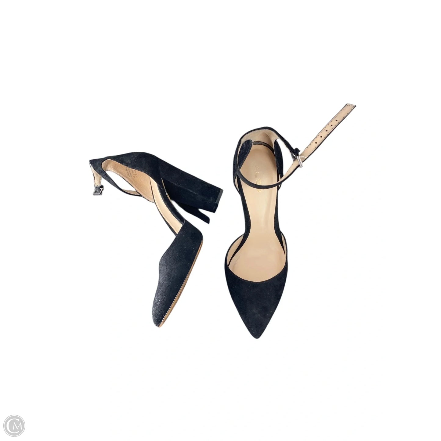 Shoes Heels Block By Aldo In Black, Size: 8