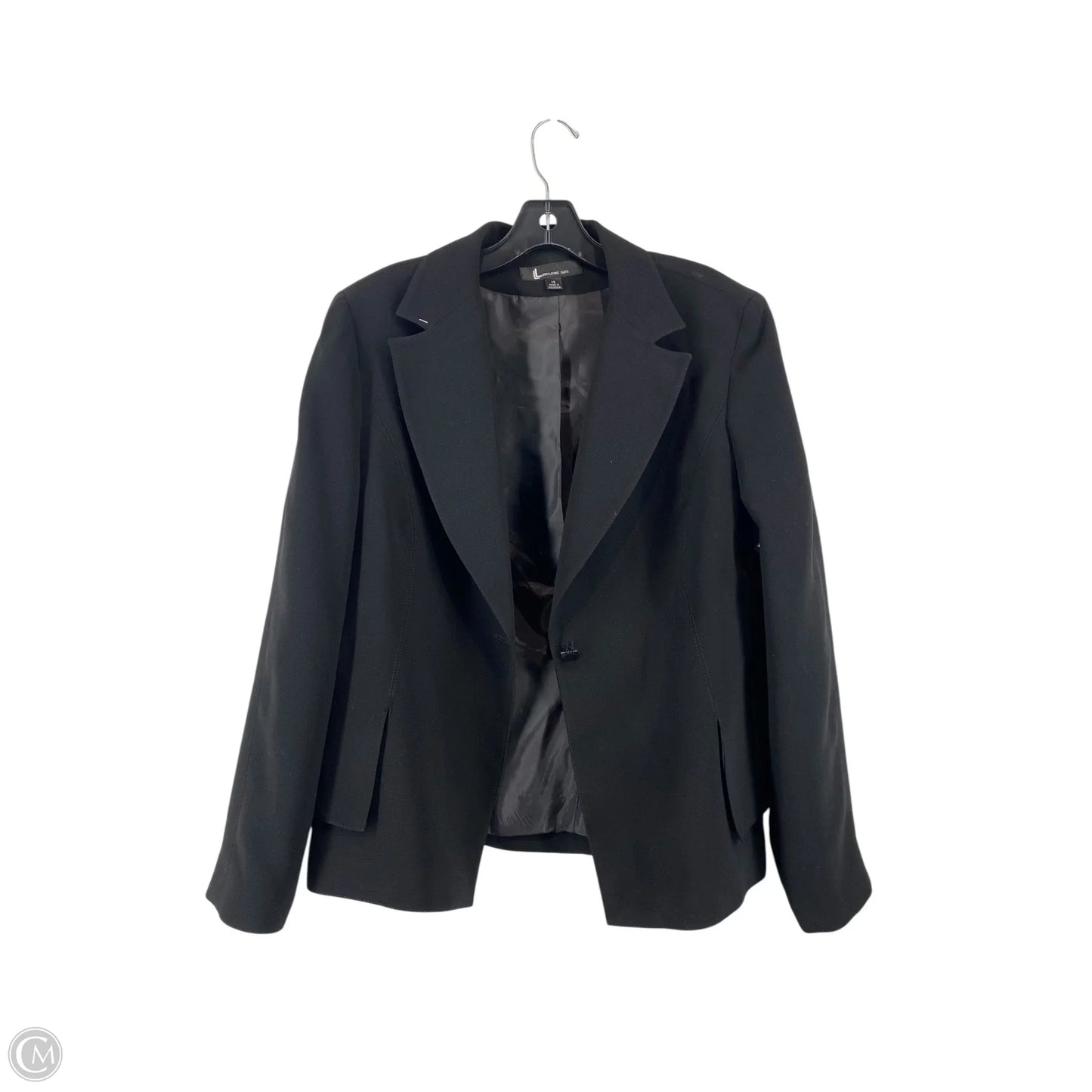 Blazer By Larry Levine In Black, Size: 14