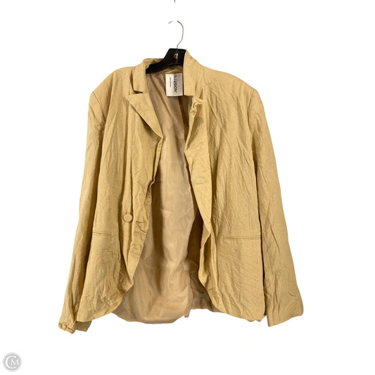 Blazer By Clothes Mentor In Cream, Size: L