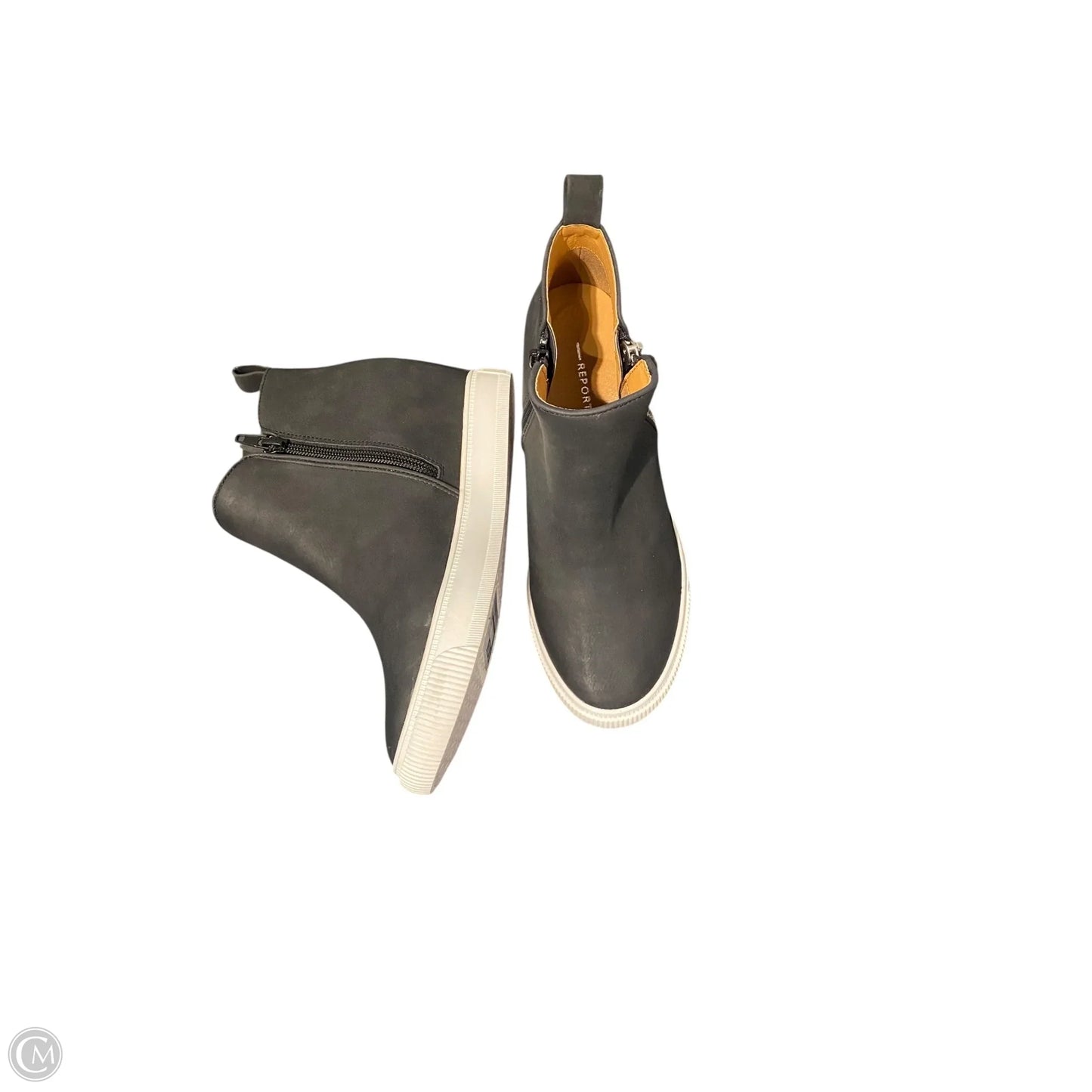 Boots Ankle Flats By Report In Black, Size: 7