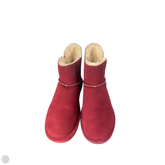 Boots Snow By Bearpaw In Red, Size: 10