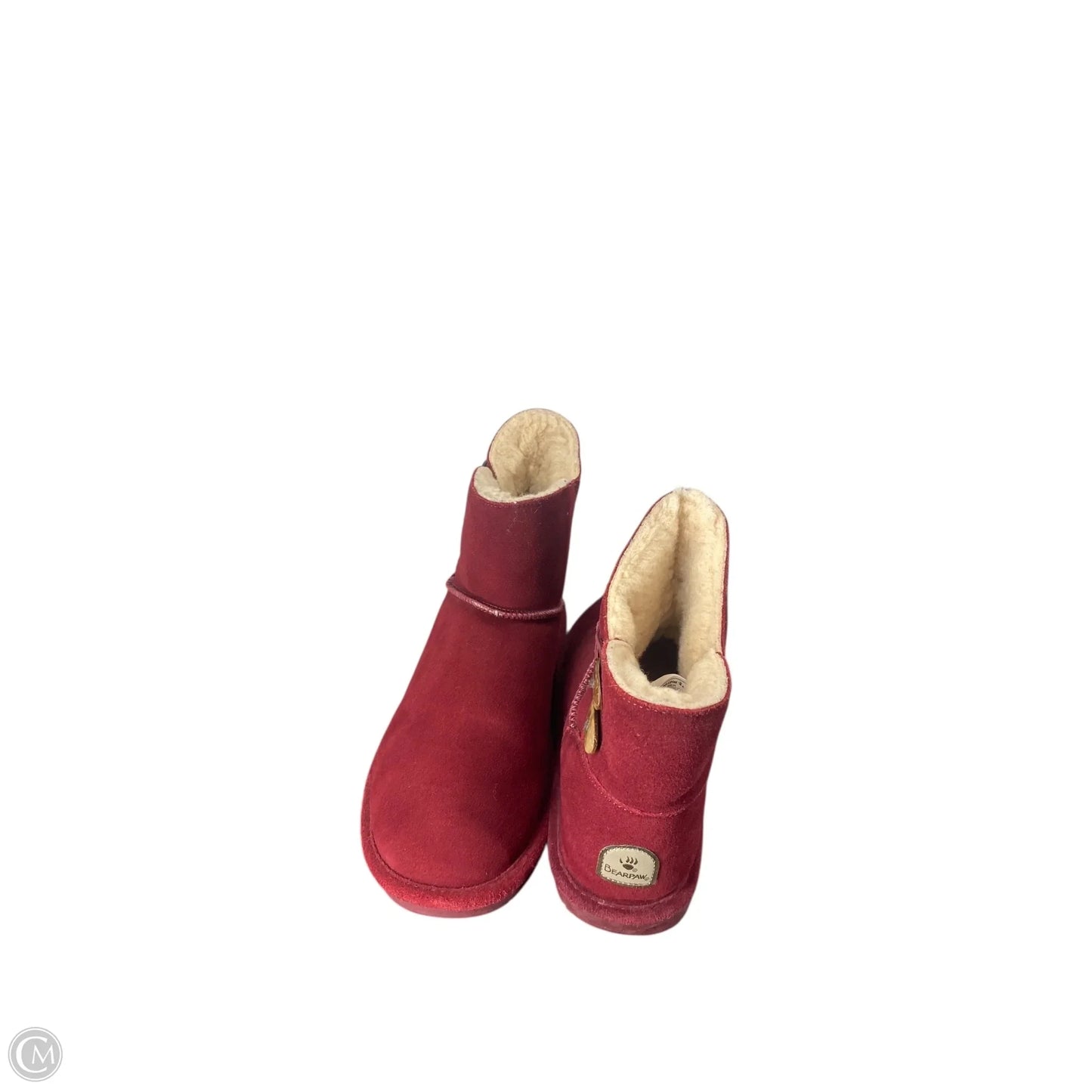 Boots Snow By Bearpaw In Red, Size: 10
