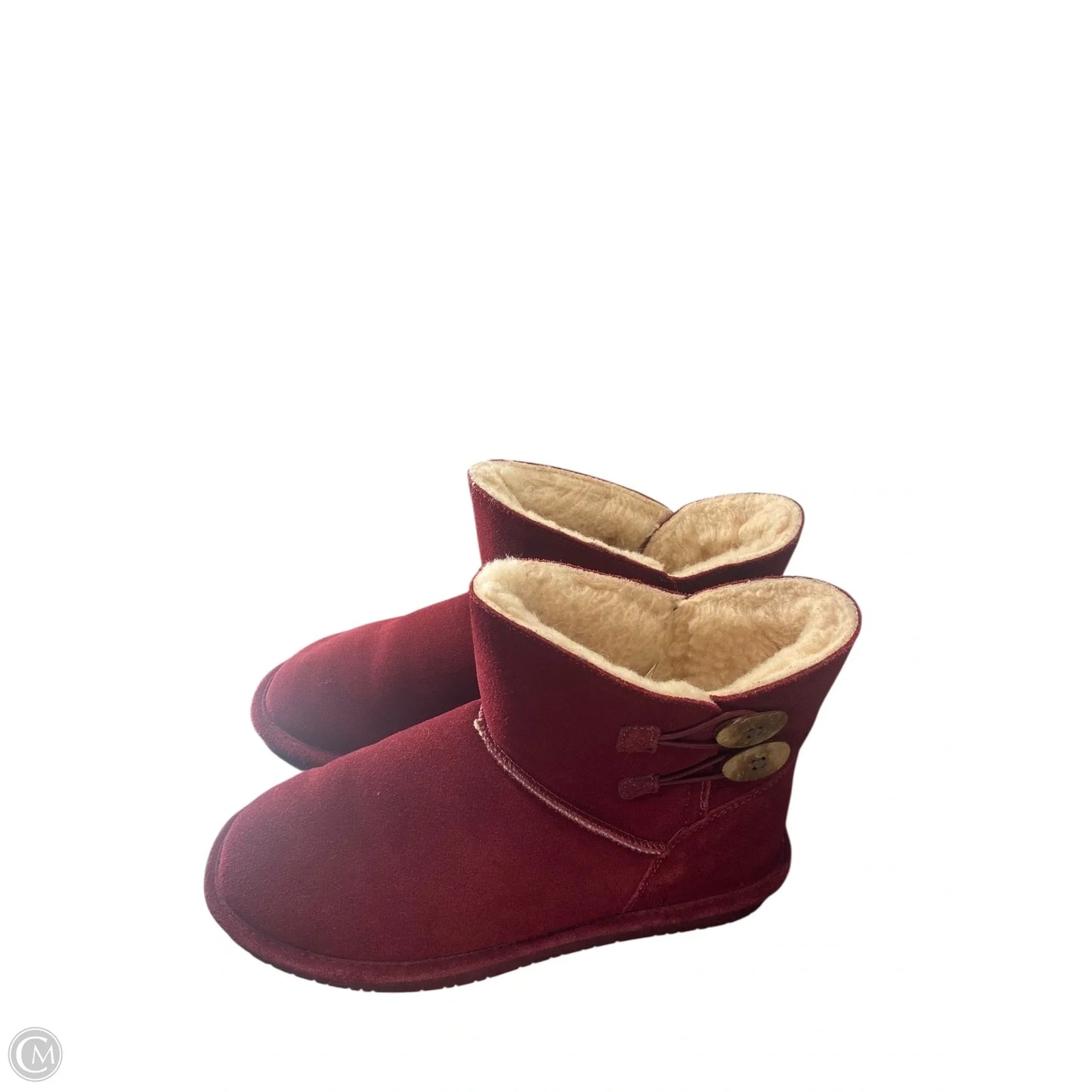 Boots Snow By Bearpaw In Red, Size: 10
