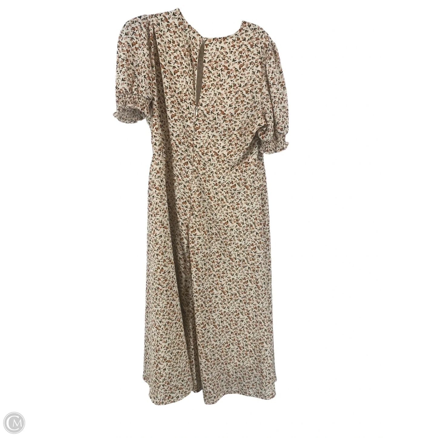 Dress Casual Maxi By Shein In Floral Print, Size: Xl