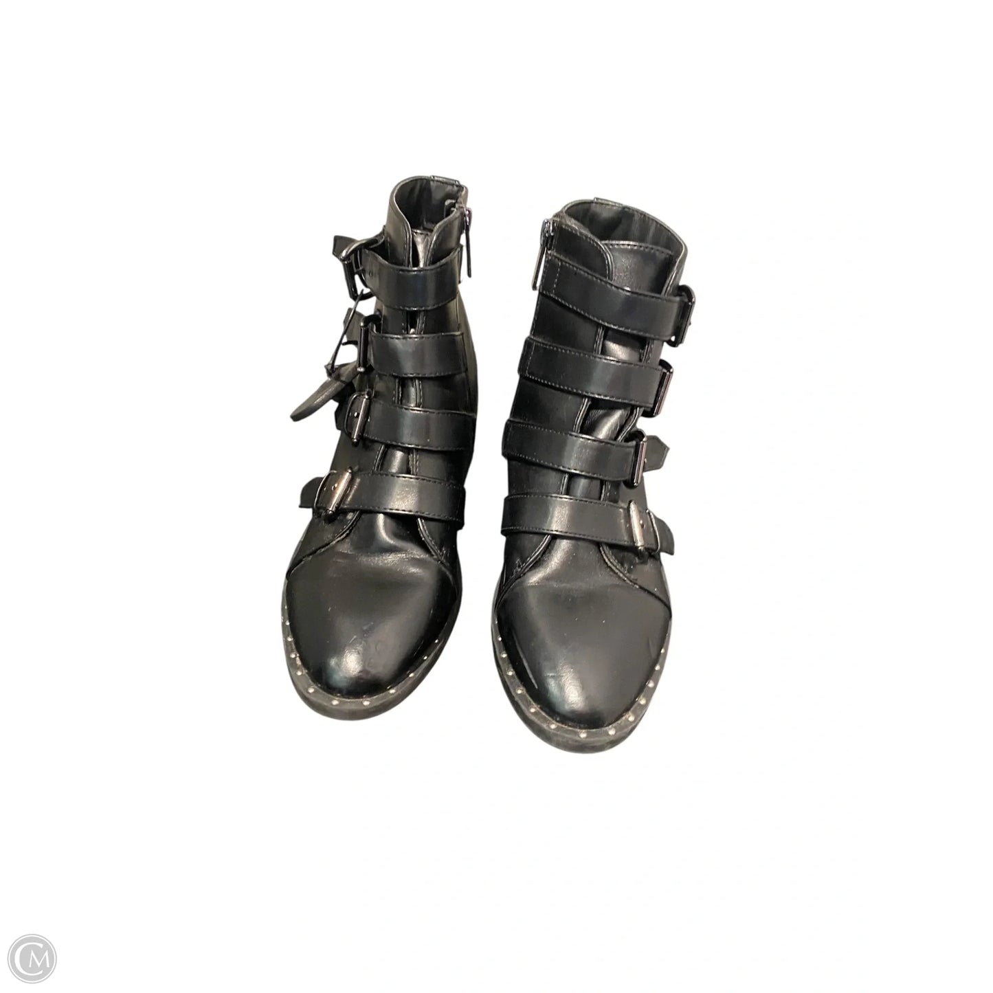 Boots Ankle Heels By A New Day In Black, Size: 7