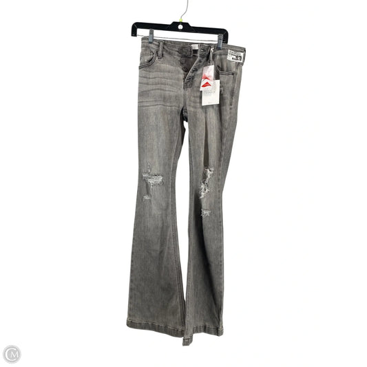 Jeans Boot Cut By Kancan In Grey Denim, Size: 6