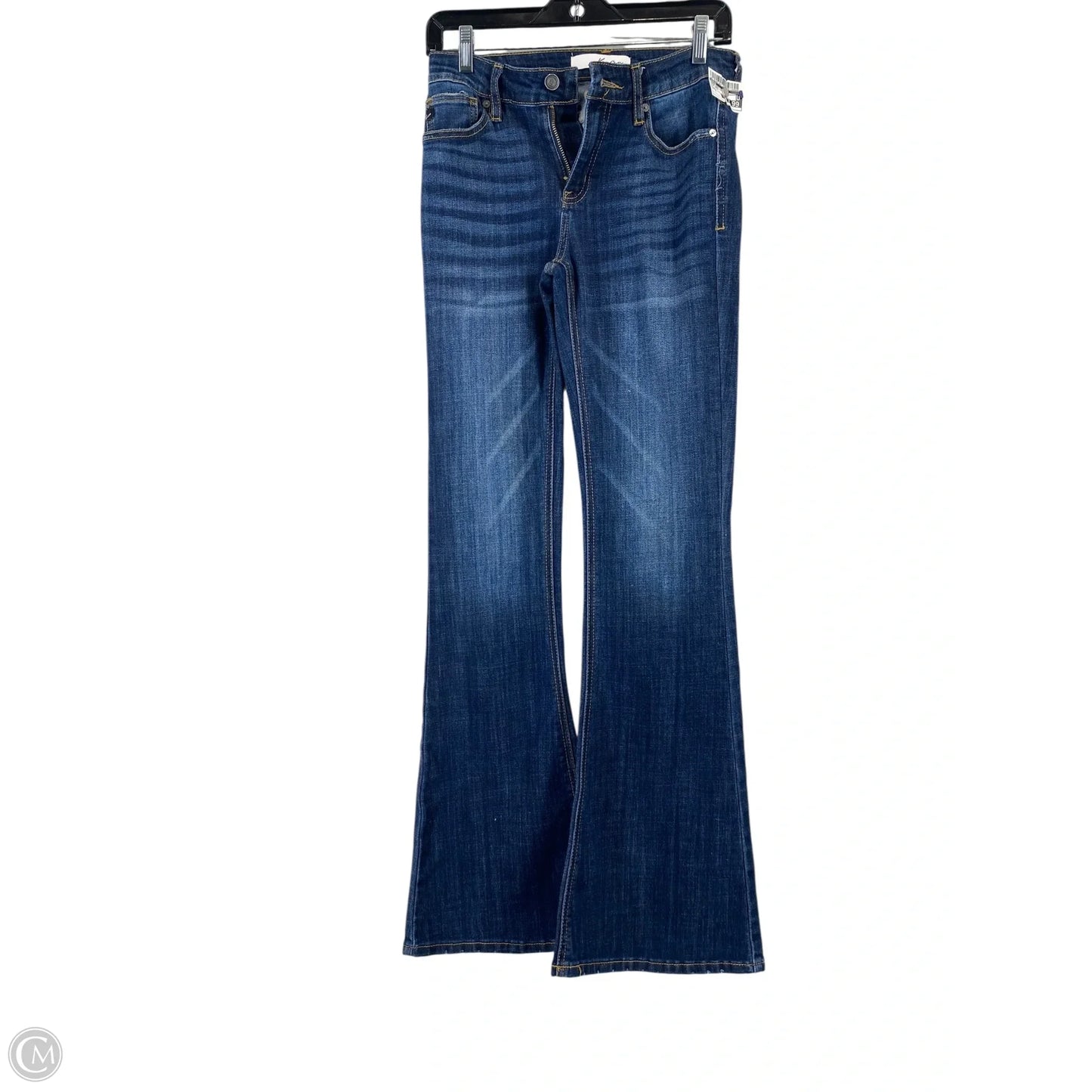 Jeans Boot Cut By Kancan In Blue Denim, Size: 4