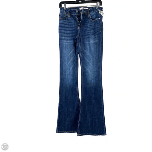 Jeans Boot Cut By Kancan In Blue Denim, Size: 4