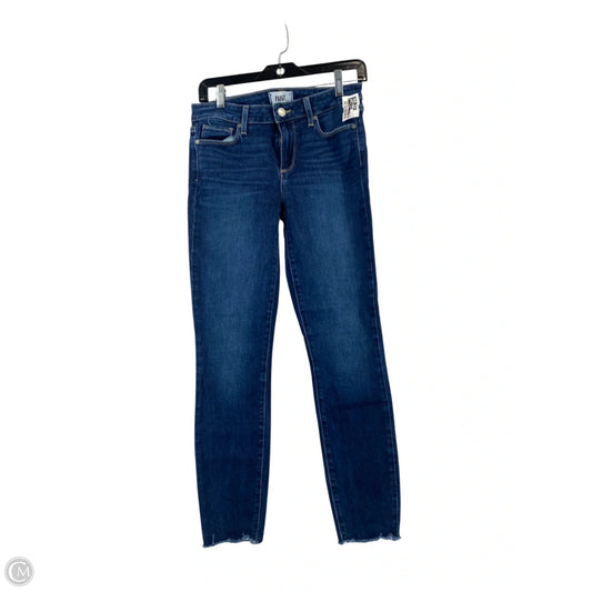 Jeans Straight By Paige In Blue Denim, Size: 6