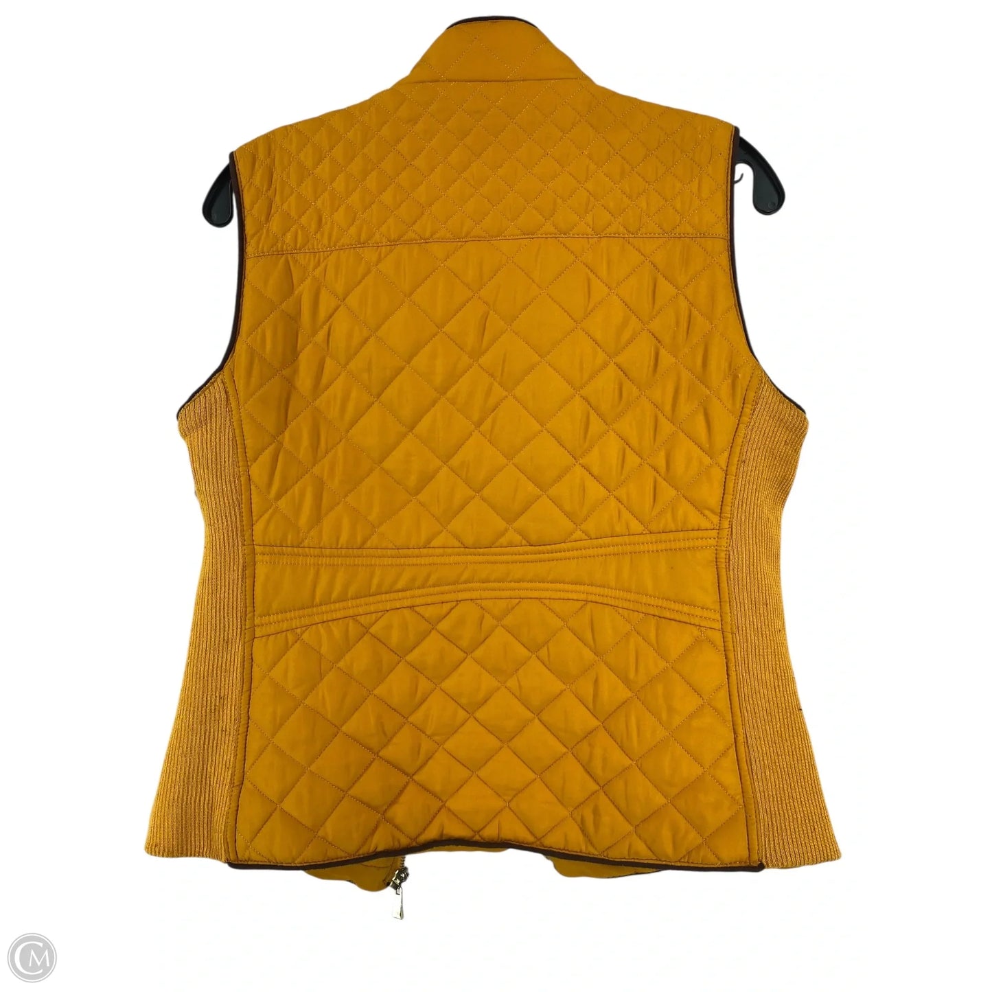 Vest Puffer & Quilted By Active Usa In Yellow, Size: M