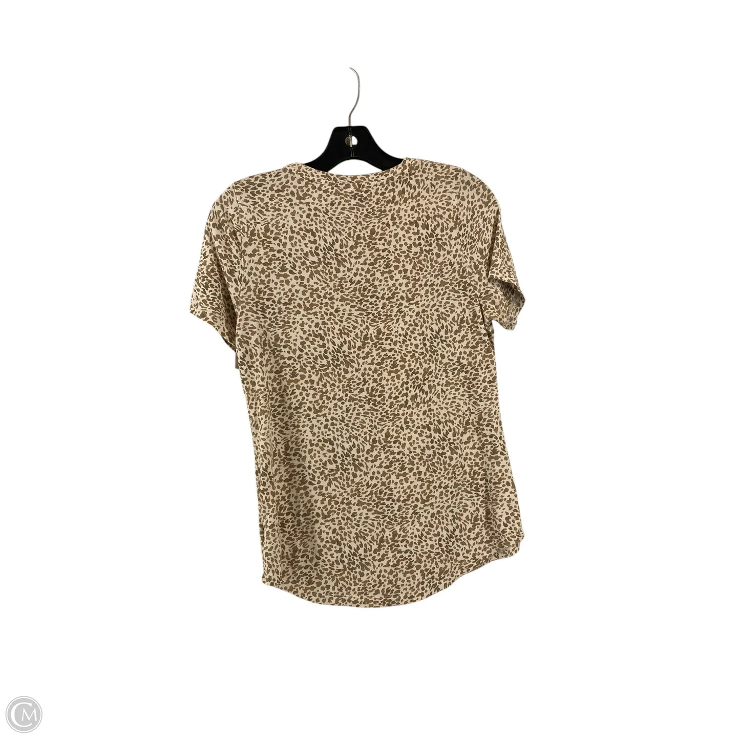 Top Short Sleeve By Old Navy In Animal Print, Size: Xs