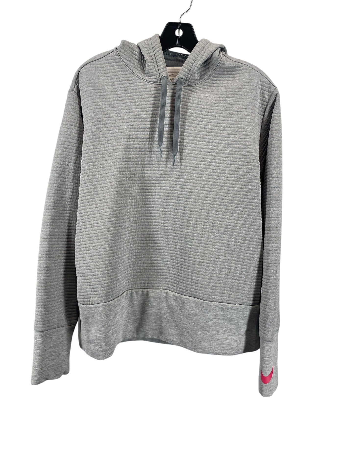 Sweatshirt Hoodie By Nike In Grey, Size: Xl