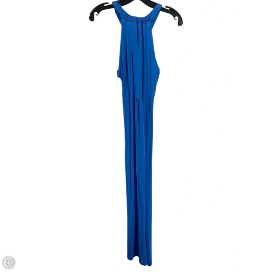 Dress Casual Maxi By Calvin Klein In Blue, Size: 10