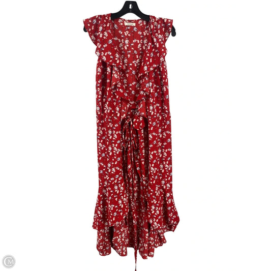 Dress Casual Maxi By Max Studio In Red, Size: M