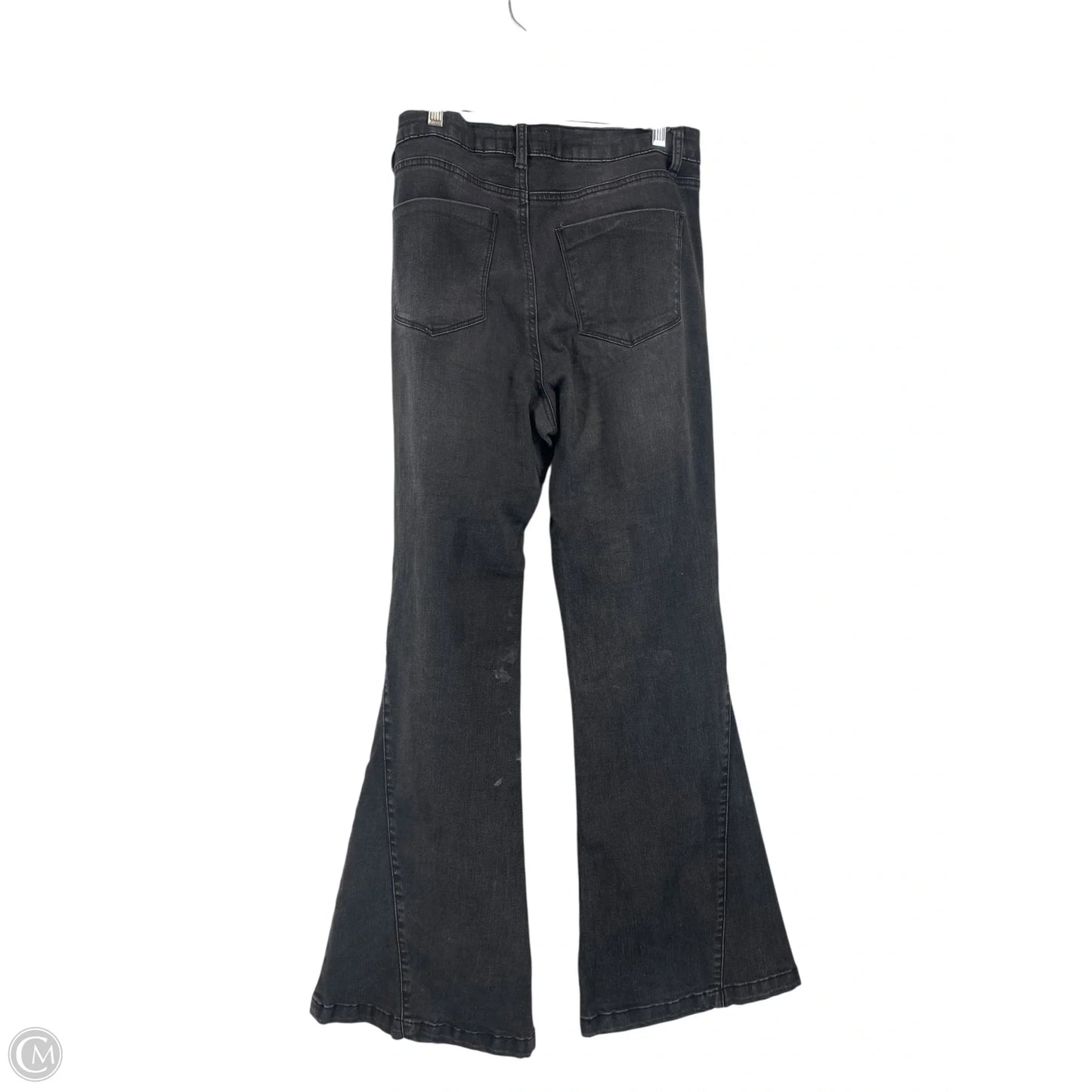 Jeans Flared By Cmc In Black Denim, Size: M