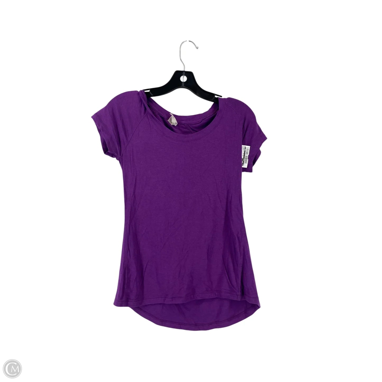 Athletic Top Short Sleeve By Cmc In Purple, Size: S