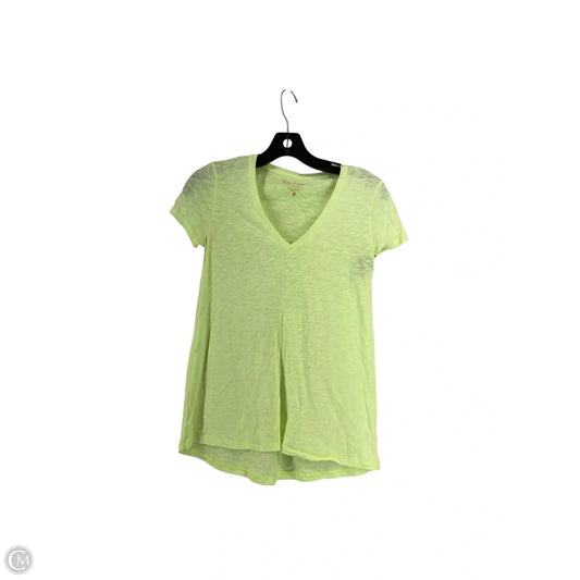 Top Short Sleeve Designer By Lilly Pulitzer In Green, Size: Xxs