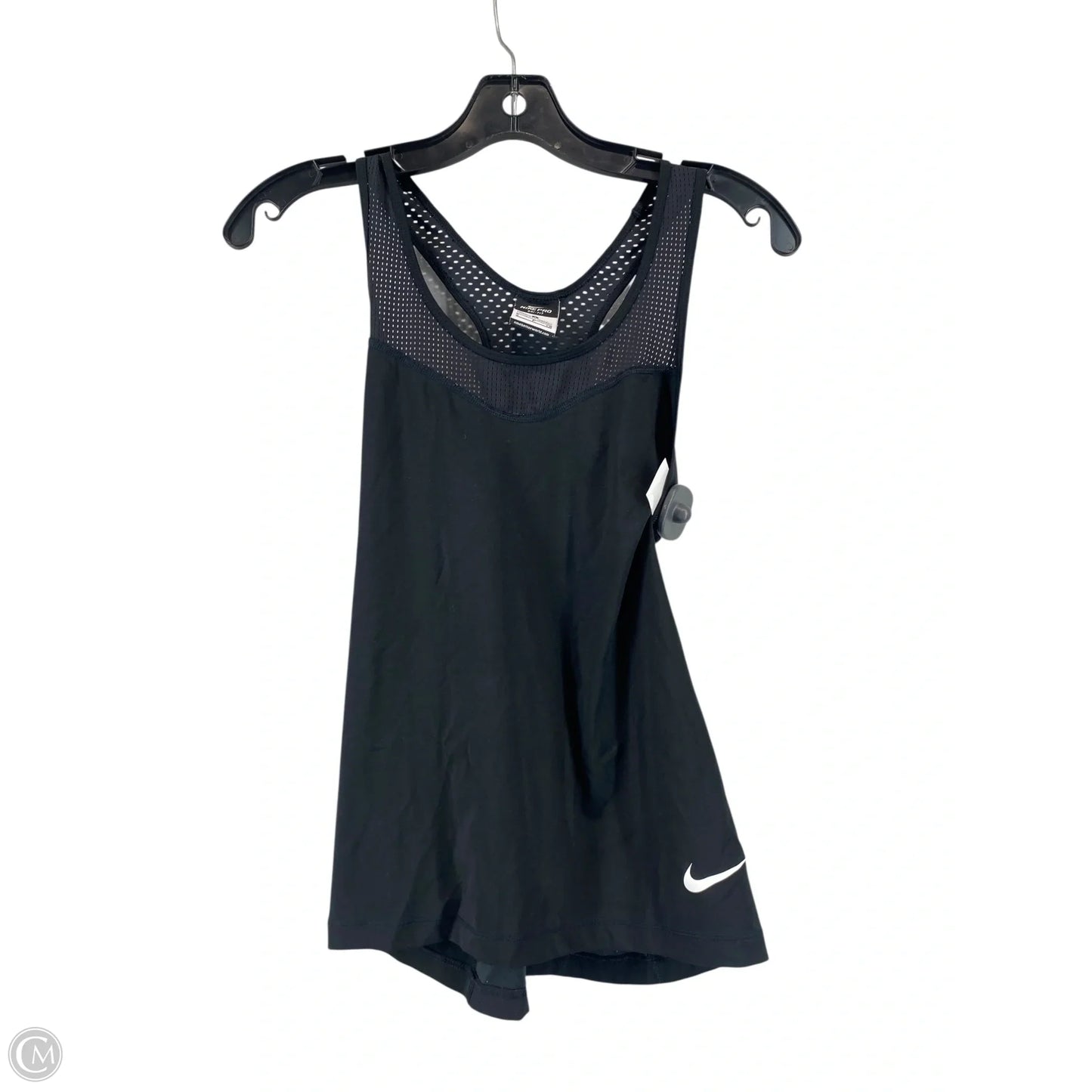 Athletic Tank Top By Nike In Black, Size: S