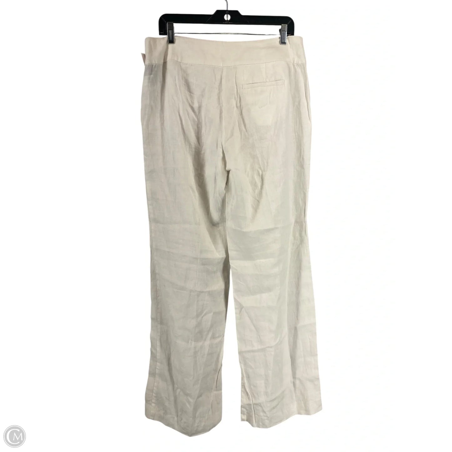 Pants Linen By Eileen Fisher In White, Size: 10